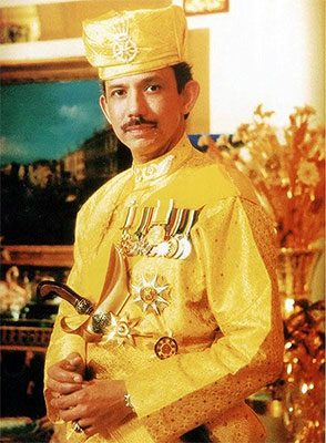 The Sultan of Brunei,  Hassanal Bolkiah